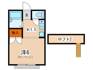 ジュネス２の物件間取画像